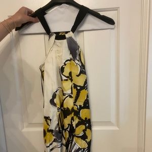 Vince yellow flower dress